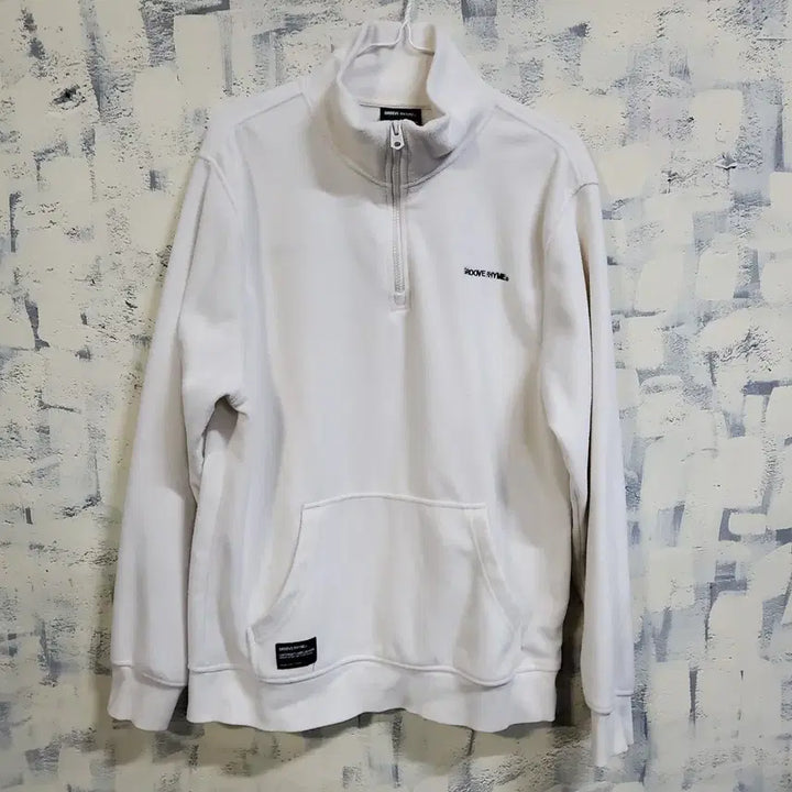 [BUNJANG] Groove Rhyme Fleece Half Zip Sweatshirt M / 그루브라임 플리스 반집업 맨투맨 M