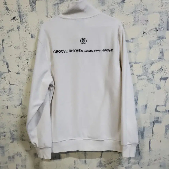 [BUNJANG] Groove Rhyme Fleece Half Zip Sweatshirt M / 그루브라임 플리스 반집업 맨투맨 M