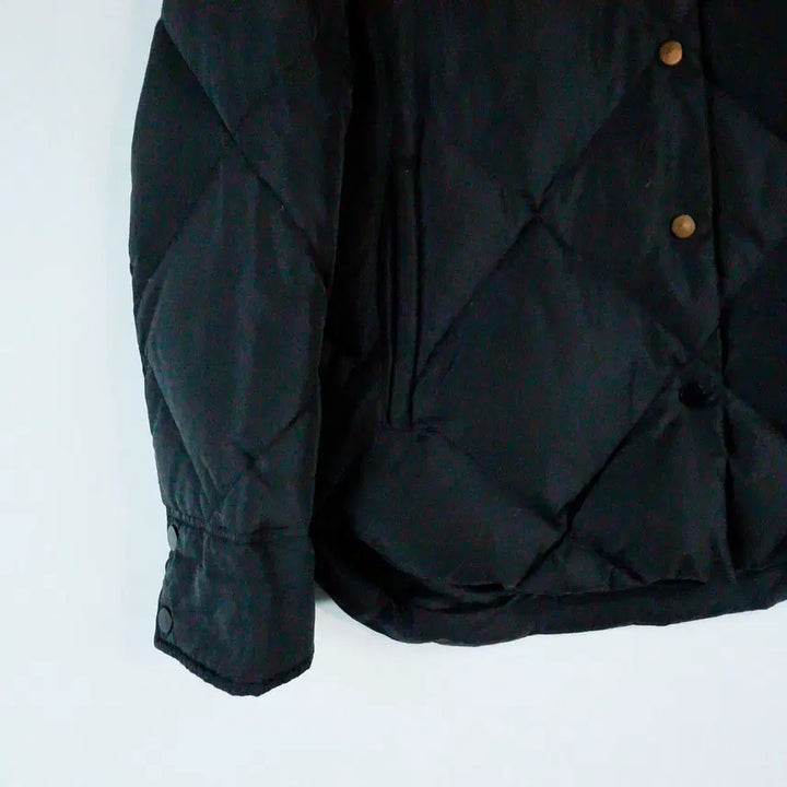 [BUNJANG] SO.WOOL Goose Down Quilted Jacket - Black / SO.WOOL 헝가리 구스다운 퀼팅 자켓 S 블랙 경량다운 숏패딩
