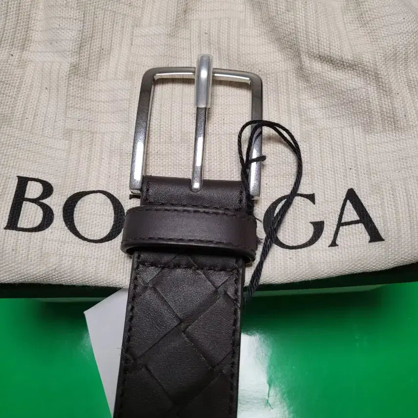 [SOLD OUT] 보테가베네타 인트레치아토 벨트 브라운