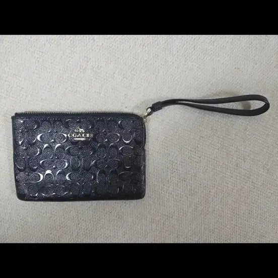 [BUNJANG] Coach Black Bifold Wallet / 코치 블랙 반지갑 + 더스트백