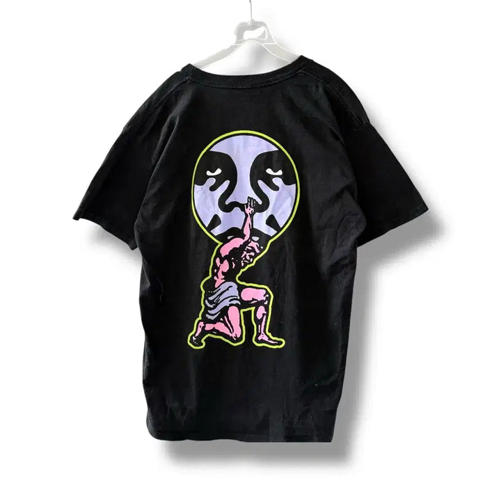 [BUNJANG] Obey Black Short Sleeve T-shirt / [L] 오베이 블랙 반팔 티셔츠