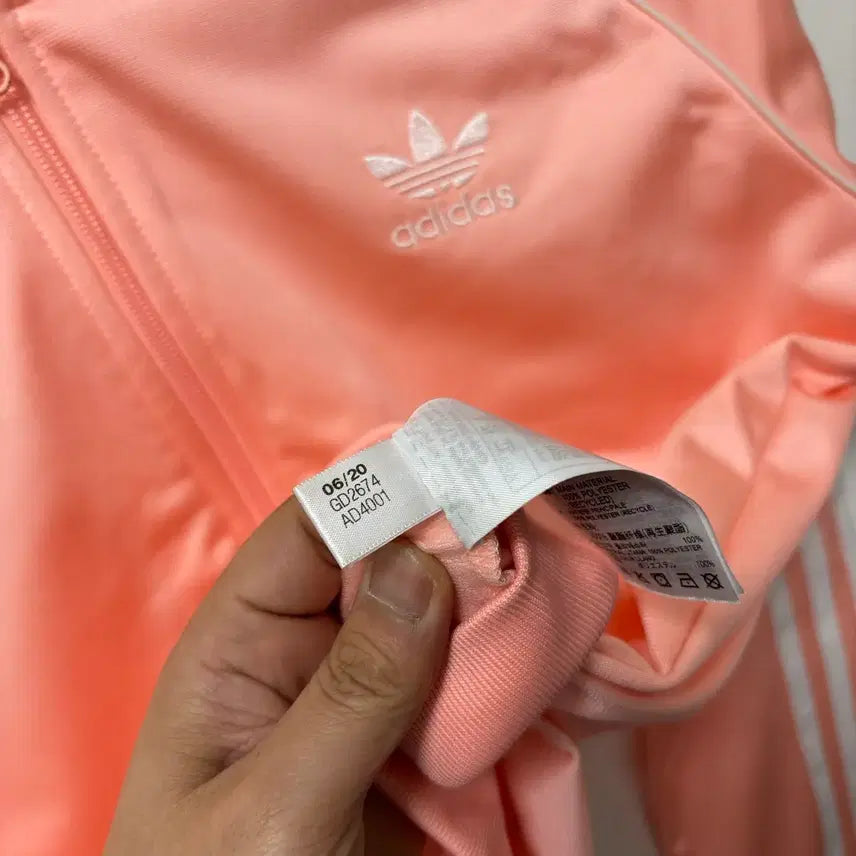 [BUNJANG] Adidas Superstar Pink Jersey / 아디다스 핑크 슈퍼스타 져지