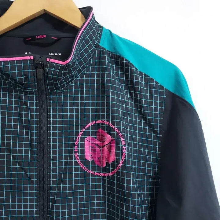 [BUNJANG] Under Armour Windbreaker Jacket Pink L / 언더아머 바람막이 자켓 핑크 배색 L