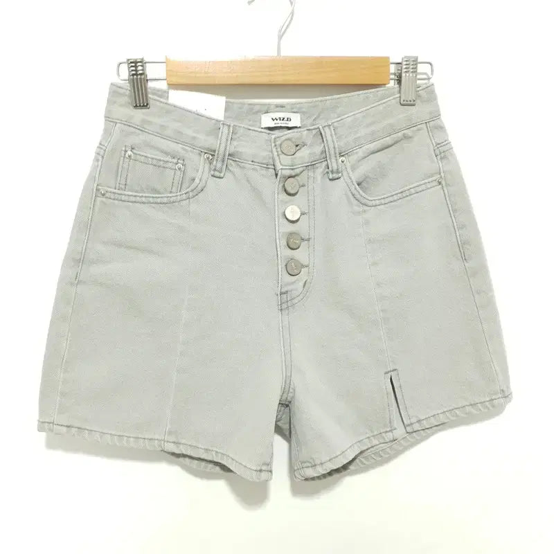 [BUNJANG] WIZ High-Waist Denim Shorts M / WIZ 하이웨스트 데님 숏 팬츠 M_S1725