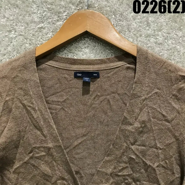 [BUNJANG] Gap Brown V-Neck Cardigan / 갭 브라운 브이넥 가디건 cs