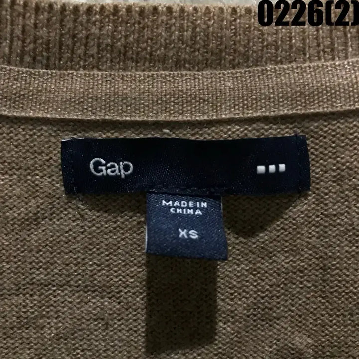 [BUNJANG] Gap Brown V-Neck Cardigan / 갭 브라운 브이넥 가디건 cs