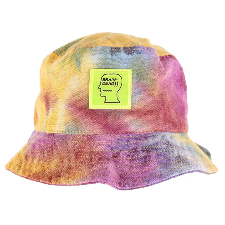 [BUNJANG] Brain Dead Tie-dye Canvas Bucket Hat / 브래인데드 BRAIN DEAD 타이다이 캔버스 버킷햇 모자 /k3010