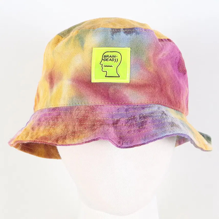 [BUNJANG] Brain Dead Tie-dye Canvas Bucket Hat / 브래인데드 BRAIN DEAD 타이다이 캔버스 버킷햇 모자 /k3010