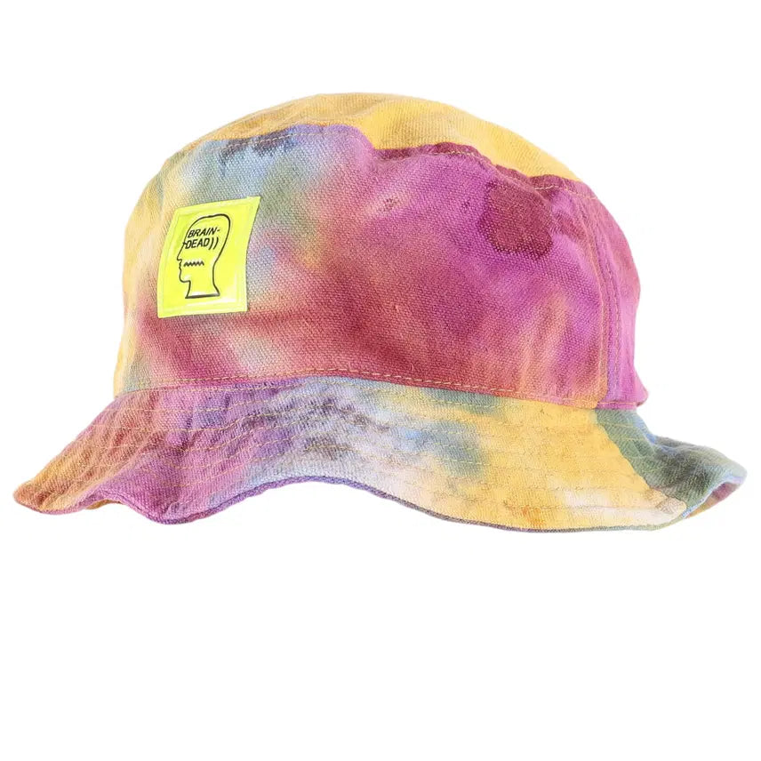[BUNJANG] Brain Dead Tie-dye Canvas Bucket Hat / 브래인데드 BRAIN DEAD 타이다이 캔버스 버킷햇 모자 /k3010