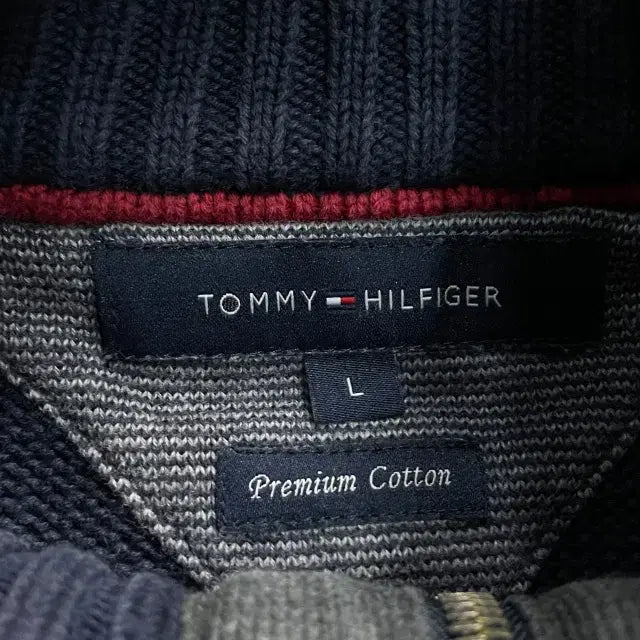 [BUNJANG] Tommy Hilfiger Knit Zip-up / 100 타미힐피거 니트집업