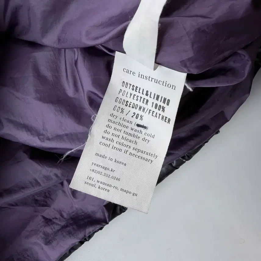 [BUNJANG] Years Ago Cropped Goose Down Padded Jacket / 이얼즈어고 크롭 구스다운 패딩
