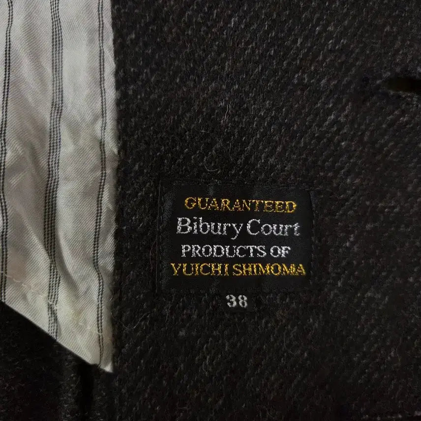 [BUNJANG] YUICHI SHOMOMA Dark Brown Wool Jacket / YUICHI SHOMOMA JAPAN 다크 브라운 울 재킷