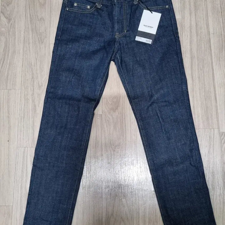 [BUNJANG] Peace Maker Marine Blue New Crop Jeans / 피스워커 마린블루 뉴크롭 marine blue new crop