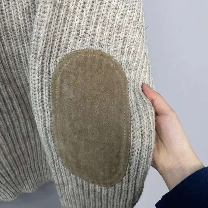 [BUNJANG] Black Sheep Wool Patch Knit Sweater / 블랙쉽 팔패치 울 니트 H2045