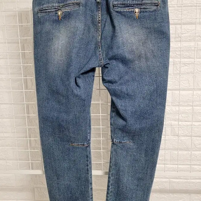 [BUNJANG] Balmain Denim Biker Jeans / [34]BALMAIN발망 진청워싱 유틸리티 멀티포켓 데님바이커진 스판36