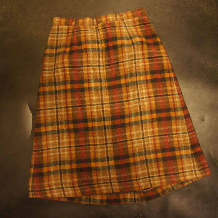 [BUNJANG] Vintage Plaid Pleated Skirt / 2214미니스커트 미니치마 주름치마 체크치마 빈티지스커트 롱스커트 롱치마