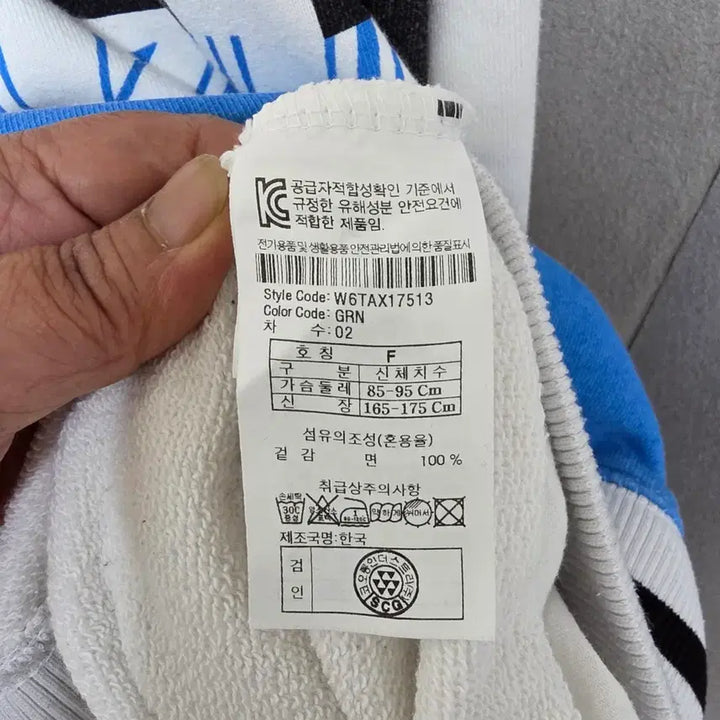 [BUNJANG] Supercomma B Oversized Colorblock Sweatshirt / 슈퍼콤마비 박시한 색감멋스런 맨투맨 FF  n2675