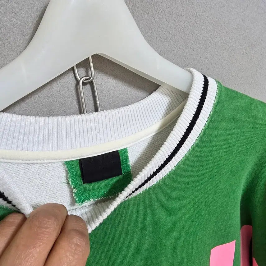 [BUNJANG] Supercomma B Oversized Colorblock Sweatshirt / 슈퍼콤마비 박시한 색감멋스런 맨투맨 FF  n2675