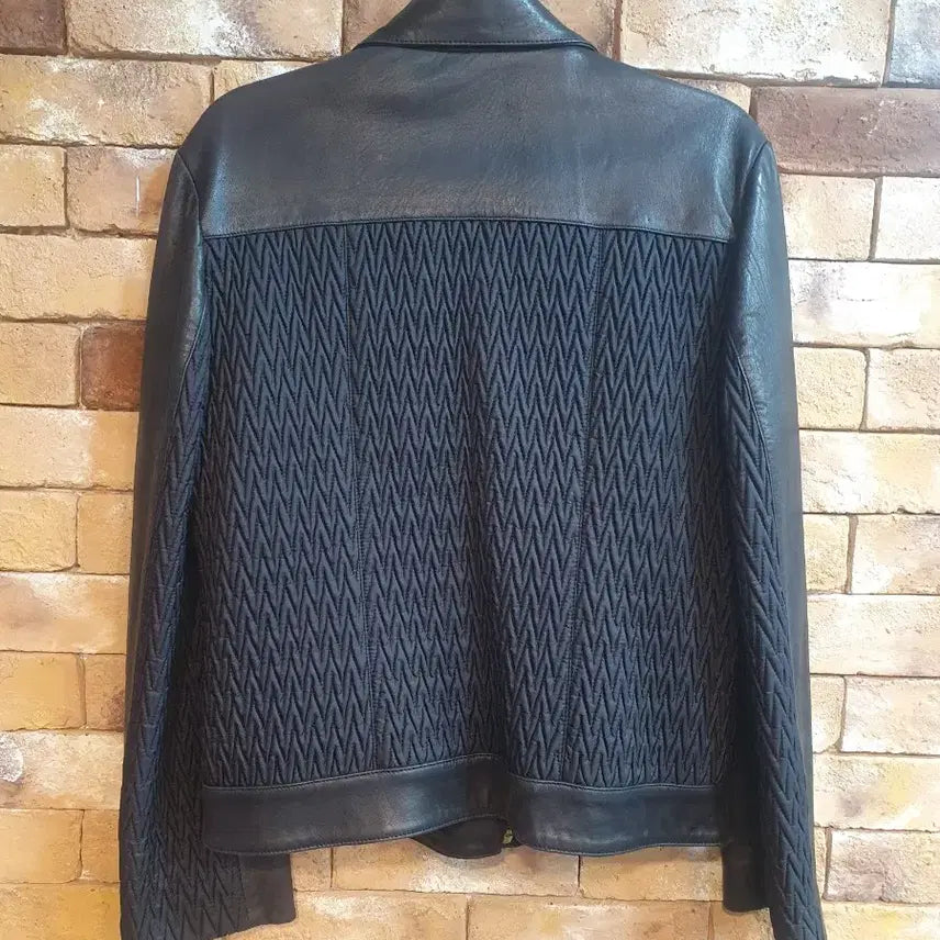 [BUNJANG] MANIJOA Black Leather Jacket / MANIJOA 블랙 가죽 자켓