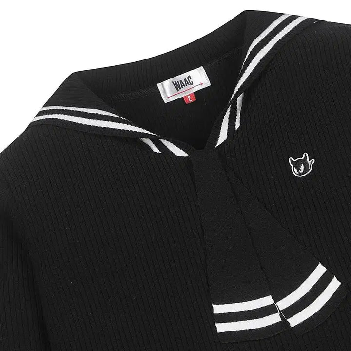 [BUNJANG] WAK Women's Sailor Sweater / 왁 여성 세일러 스웨터 정가 350,000