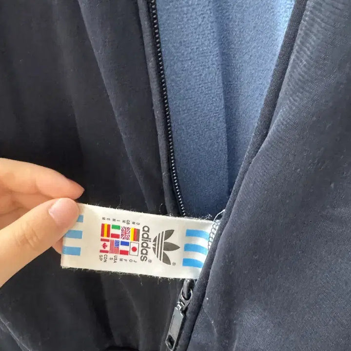 [BUNJANG] Adidas 00s Navy Track Top Jersey / 아디다스 00s 네이비 트랙탑 져지