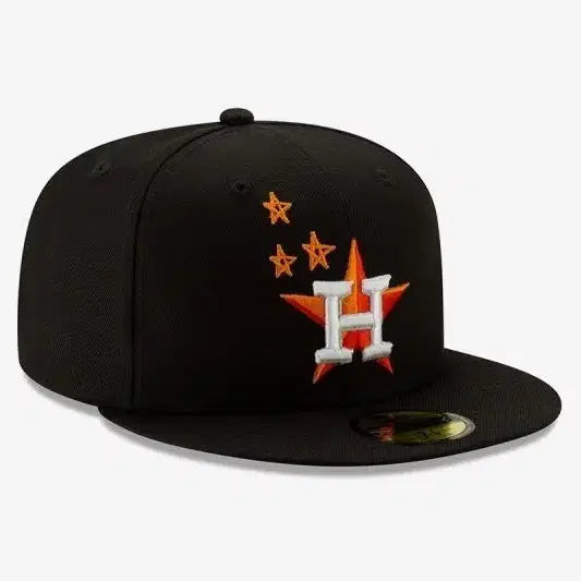 [BUNJANG] New Era Travis Scott Houston Astros Black Baseball Cap / 뉴에라 트래비스 스캇 휴스탄 애스트로스 블랙 볼캡 7 7/8