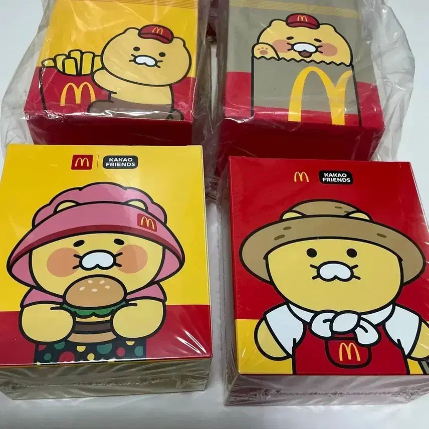 [SOLD OUT] 맥도날드 농부 / 할미 / 크루 춘식 4종 풀세트 미개봉 새상품
