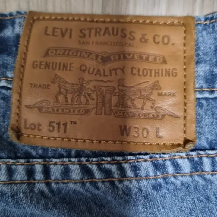 [BUNJANG] Levi's 511 Ankle Cut Cool Jeans / 리바이스 511 빅E 앵클 컷팅 쿨진