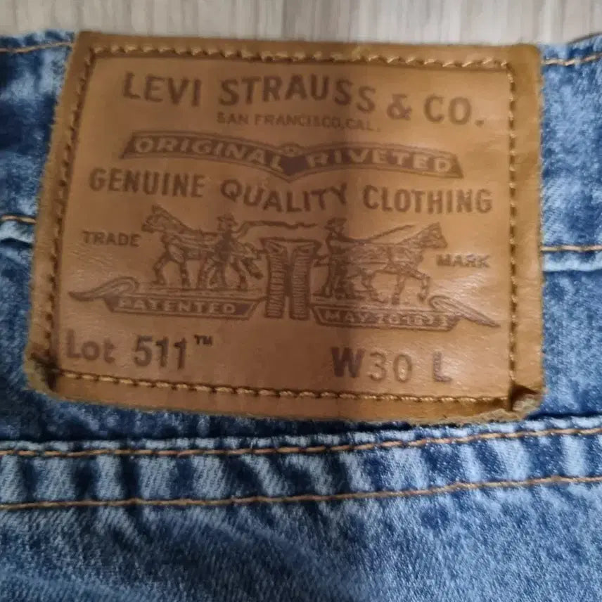 [BUNJANG] Levi's 511 Ankle Cut Cool Jeans / 리바이스 511 빅E 앵클 컷팅 쿨진