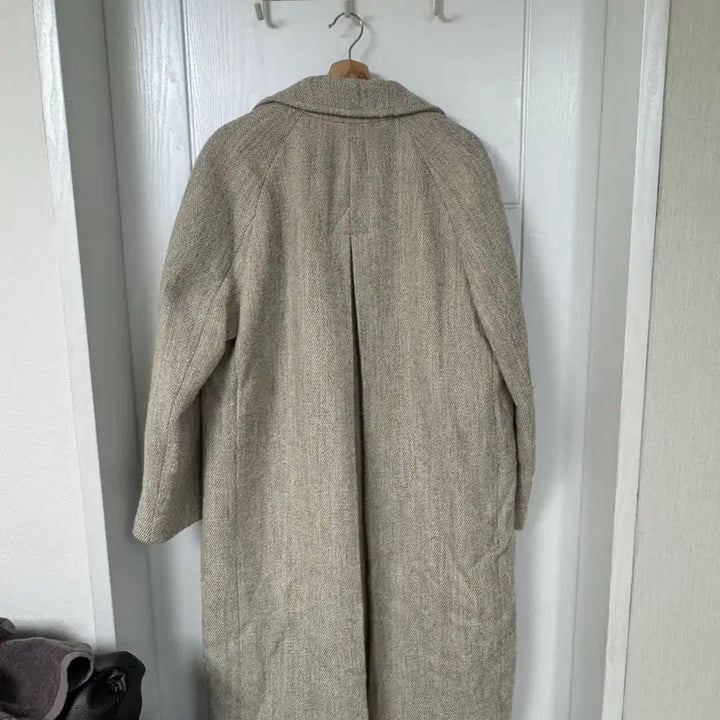 [BUNJANG] T.I FOR MEN Herringbone Wool Coat / 티아이포맨 헤링본 울 발마칸 코트