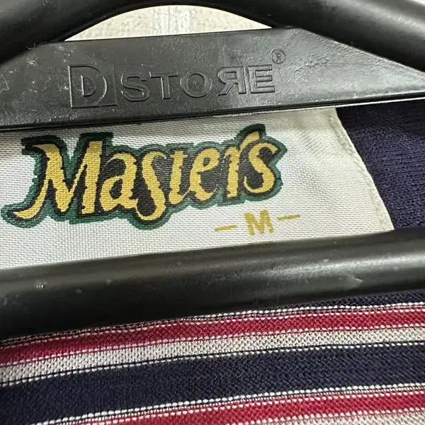 [SOLD OUT] [M] MASTERS 코튼100% 스트라이프 카라티