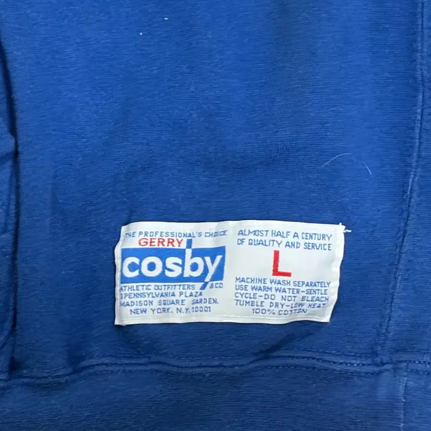 [BUNJANG] Russell x Gerry Cosby Neon Patchwork Hoodie / 90s 러셀 x 개리 코스비 네온 패치워크 후드