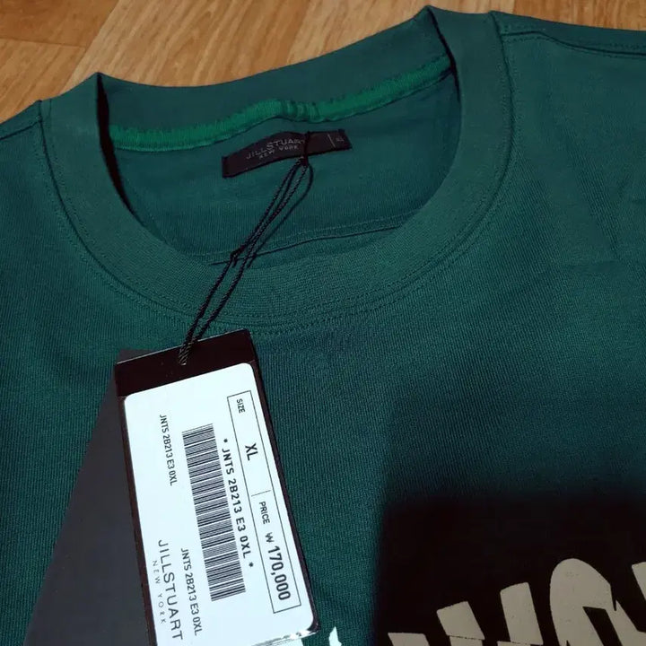 [SOLD OUT] 질스튜어트뉴욕 프린팅 반팔 그린 새제품 XL