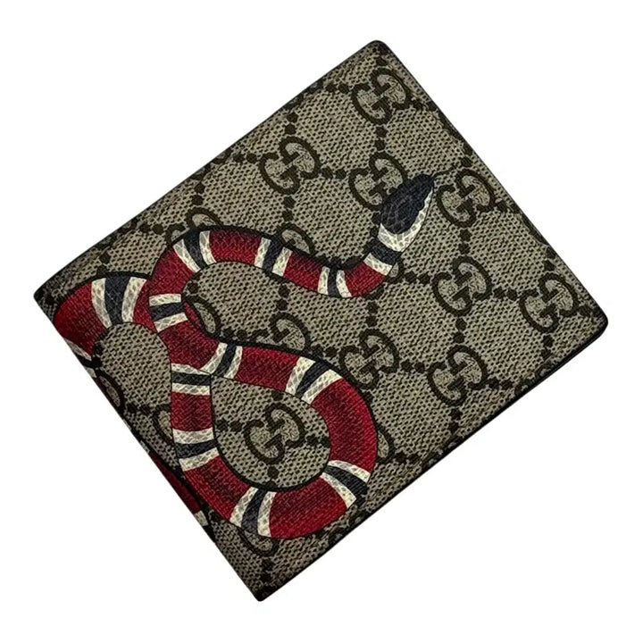 [BUNJANG] Gucci Snake Bi-fold Wallet / 구찌 스네이크 반지갑