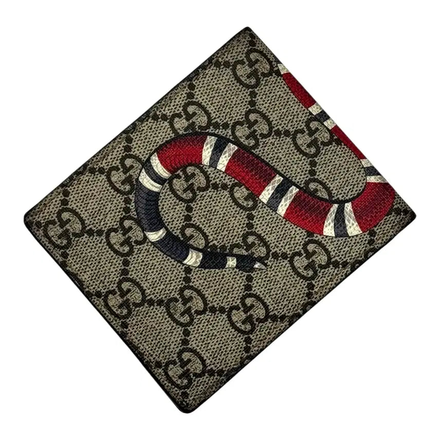 [BUNJANG] Gucci Snake Bi-fold Wallet / 구찌 스네이크 반지갑