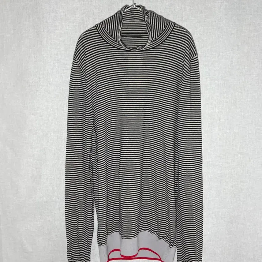 [BUNJANG] Maison Margiela Stripe High-Neck Knit / (W)[M] 메종 마르지엘라 스트라이프 하이넥 니트