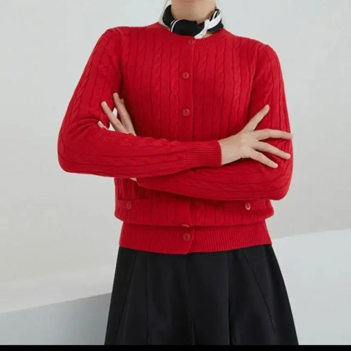 [BUNJANG] Cable Knit Cardigan / 꽈배기 가디건