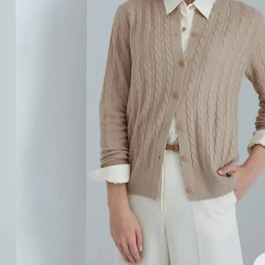 [BUNJANG] Cable Knit Cardigan / 꽈배기 가디건