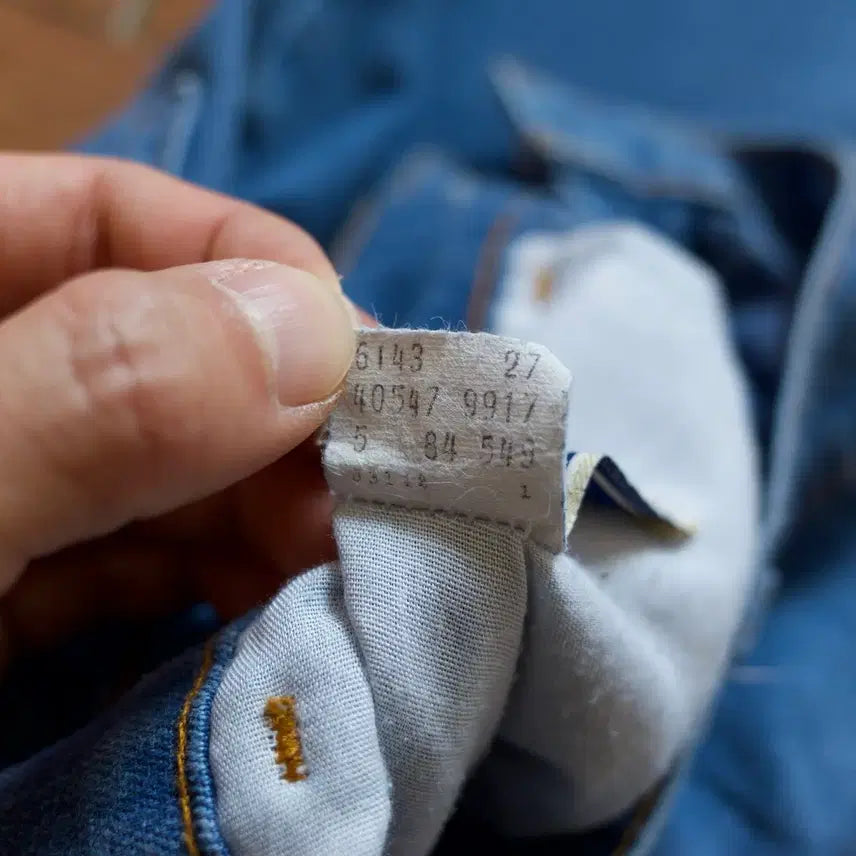 [BUNJANG] Levi's 40547 Orange Tab Denim Pants / 80s 리바이스 포 맨 40547 usa 오렌지탭 데님팬츠 33X30