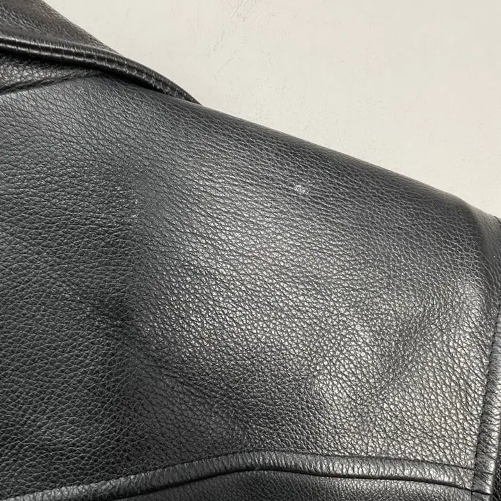 [BUNJANG] Harley Davidson Black Leather Rider Jacket H2049 / 할리 데이비슨 블랙 가죽 라이더 자켓 H2049