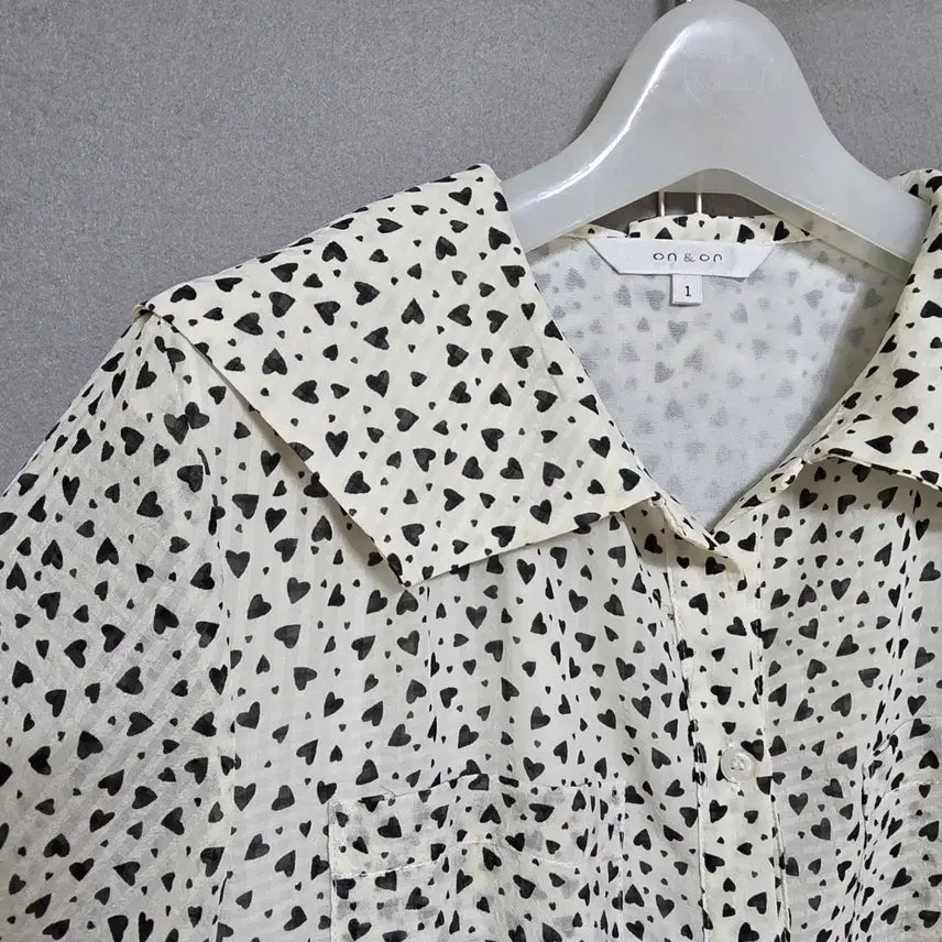 [BUNJANG] On&On Heart Pattern Dress (Size 55) / 온앤온 하트무늬 원피스55  n2677