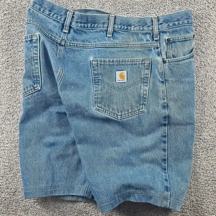 [BUNJANG] Carhartt Denim Work Shorts (38") / 칼하트 데님 워크 쇼츠 반바지 ( 38" ) / 11349