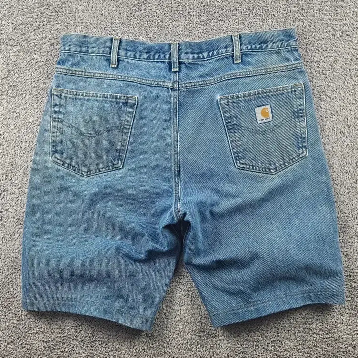 [BUNJANG] Carhartt Denim Work Shorts (38") / 칼하트 데님 워크 쇼츠 반바지 ( 38" ) / 11349