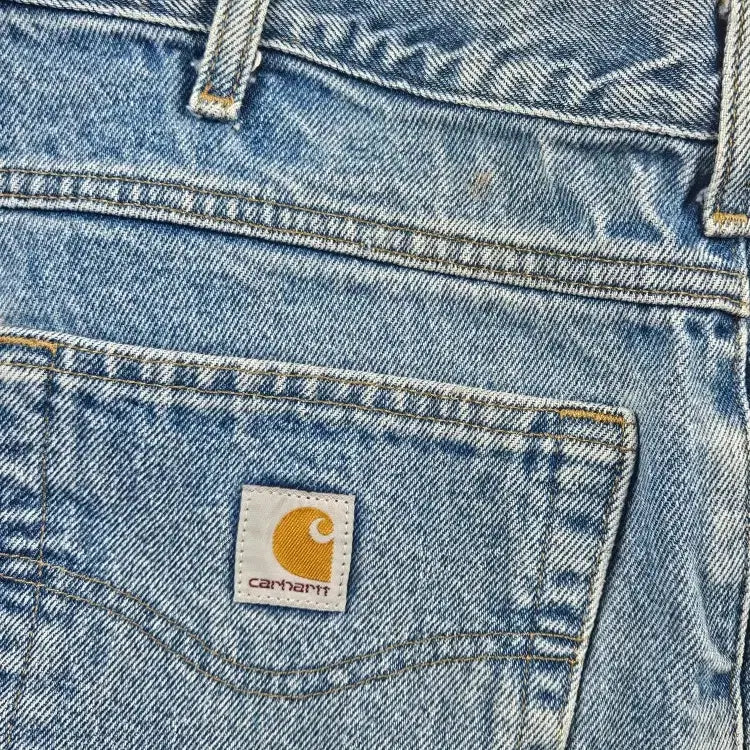 [BUNJANG] Carhartt Denim Work Shorts (38") / 칼하트 데님 워크 쇼츠 반바지 ( 38" ) / 11349