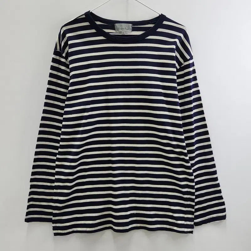 [BUNJANG] Y2K Striped Cotton Sleeve Shirt / 빈티지 Y2K 캐주얼 펑크 스트라이프 코튼100 슬리브 L