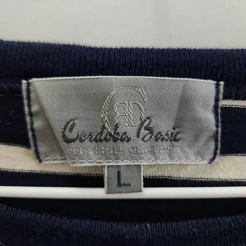 [BUNJANG] Y2K Striped Cotton Sleeve Shirt / 빈티지 Y2K 캐주얼 펑크 스트라이프 코튼100 슬리브 L