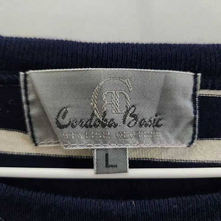 [BUNJANG] Y2K Striped Cotton Sleeve Shirt / 빈티지 Y2K 캐주얼 펑크 스트라이프 코튼100 슬리브 L