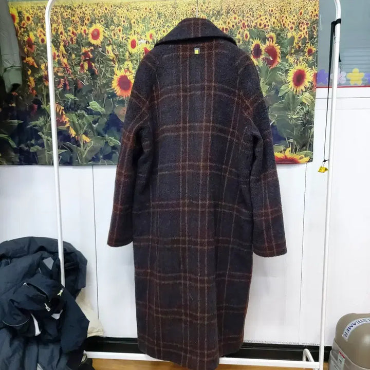 [BUNJANG] ZIOZIO Check Pattern Long Coat - Men's / 지오송지오 체크패턴 롱코트 남성100 6b25