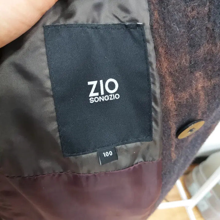 [BUNJANG] ZIOZIO Check Pattern Long Coat - Men's / 지오송지오 체크패턴 롱코트 남성100 6b25